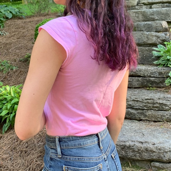 Stanford pink baby crop top - Picture 3 of 3